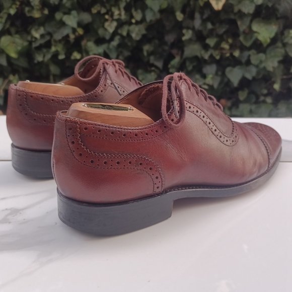 Charles Tyrwhitt Brogue Cap Toe Oxfords Men's US Size 9 F - Picture 7 of 12